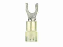 Load image into Gallery viewer, Install Bay YNST10 Yellow Nylon Spade Terminal 12-10 Gauge #10 Package of 100