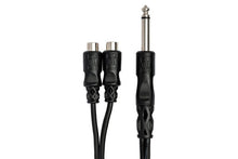 Charger l'image dans la galerie, Hosa YPR-103 Y Cable - 1/4 inch TS Male to Dual RCA Female