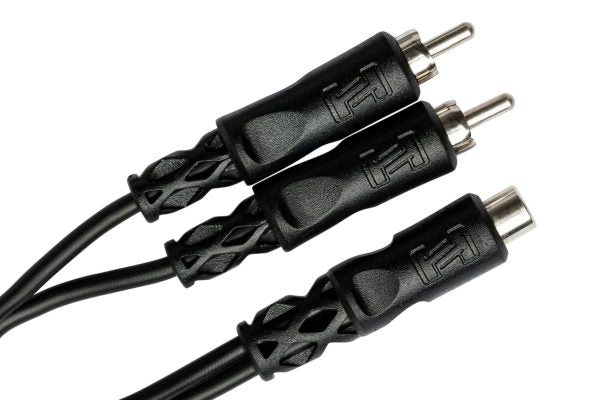Hosa YRA-105 Y Cable - RCA Female to Dual RCA Male