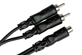 Hosa YRA-105 Y Cable - RCA Female to Dual RCA Male