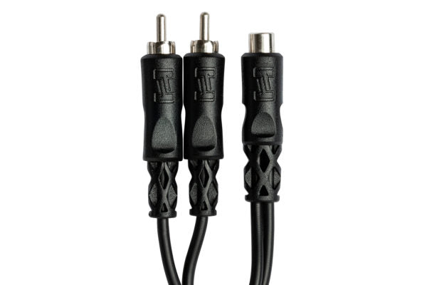 Hosa YRA-105 Y Cable - RCA Female to Dual RCA Male