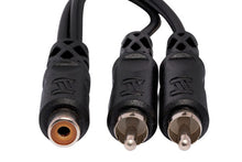 Load image into Gallery viewer, Hosa YRA-105 Y Cable - RCA Female to Dual RCA Male