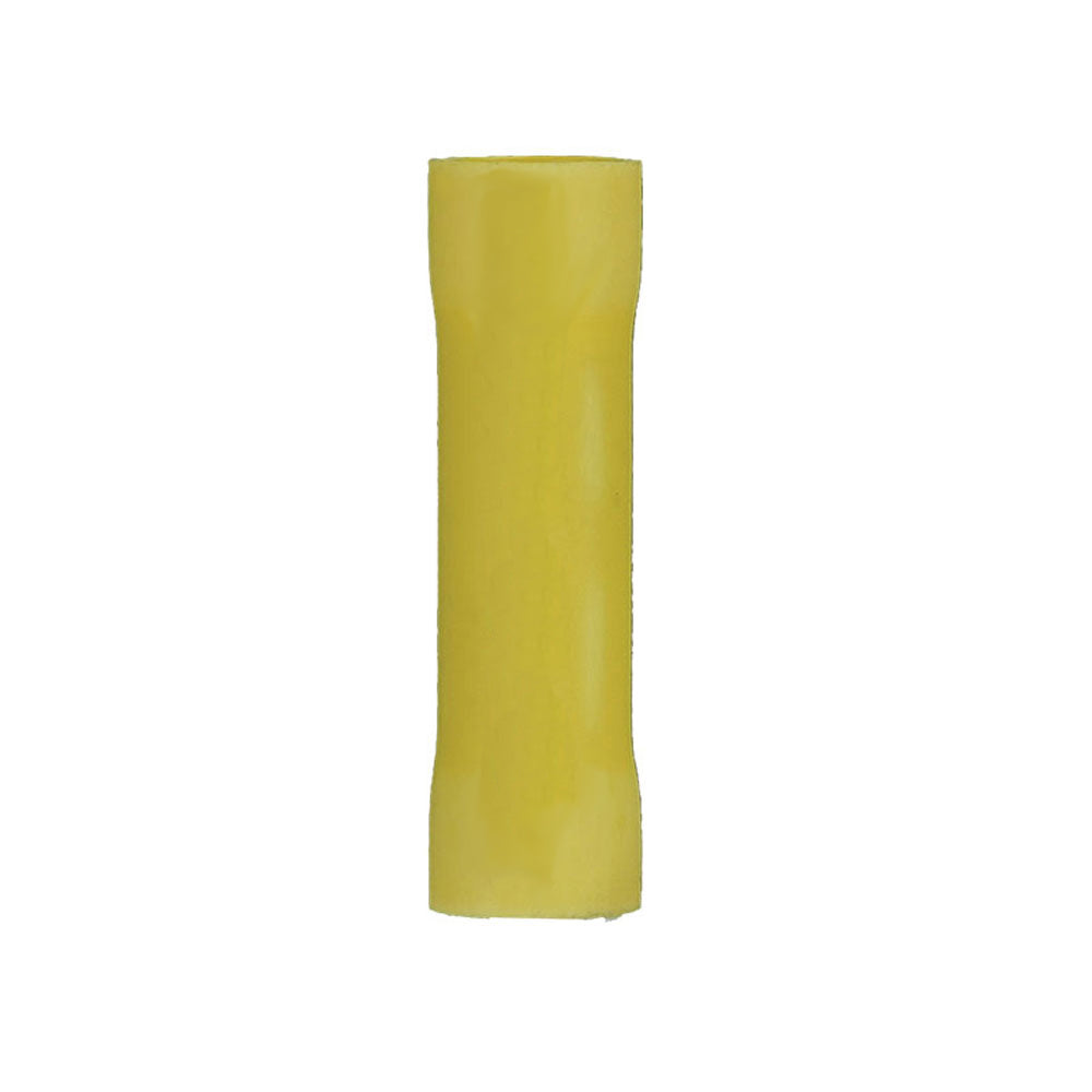 Install Bay YVBC4 Yellow Vinyl Butt Connector 4 Gauge - Package of 25