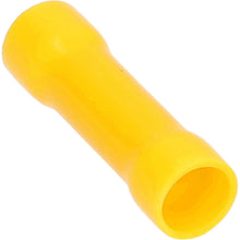 Load image into Gallery viewer, Install Bay YVBC Yellow Vinyl Butt Connector 12-10 Gauge - Package of 100