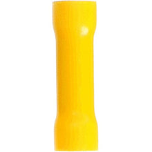 Load image into Gallery viewer, Install Bay YVBC Yellow Vinyl Butt Connector 12-10 Gauge - Package of 100