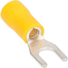 Charger l'image dans la galerie, Install Bay YVST10 Yellow Vinyl Spade Connector Terminal 12-10 Gauge #10 Package of 100