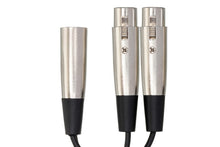 Load image into Gallery viewer, Hosa YXF-101.5 Y Cable XLR Male to Dual XLR Female 1.5 foot