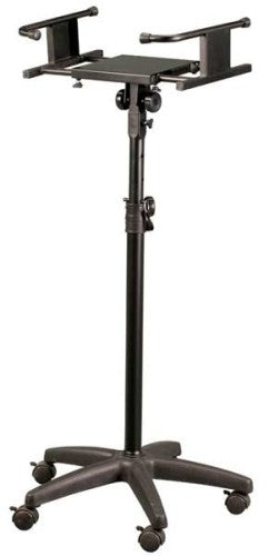 Yorkville SKS-500B Adjustable Studio Monitor Stand With Wheels