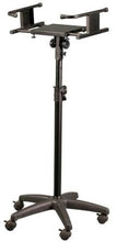 Charger l'image dans la galerie, Yorkville SKS-500B Adjustable Studio Monitor Stand With Wheels