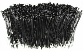 American Terminal 100 pcs 6-Inch Heavy Duty Strong Black Nylon Cable Ties