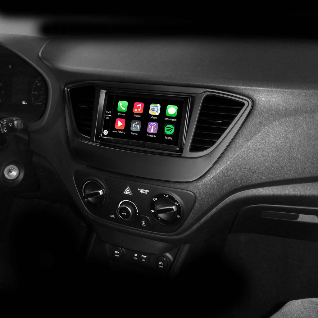 Metra 95-7393B Double-DIN Car Stereo Dash Kit - Compatible Fits for Hyundai Accent 2018-2022
