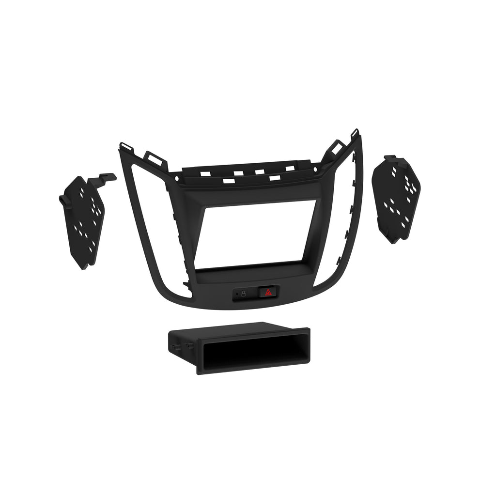 Metra 99-5833B Single or Double DIN Stereo Dash Kit - Compatible Fits for Ford Escape 2013-2019 w/4.2" Screen