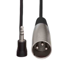 Charger l&#39;image dans la galerie, Hosa XVM-115M, XLR Male to Right Angle 3.5mm TRS Male Microphone Cable - 15 Feet