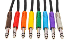 Load image into Gallery viewer, Hosa TTS-830, Balanced TT Patch Cable (8 Pack, 1 ft)