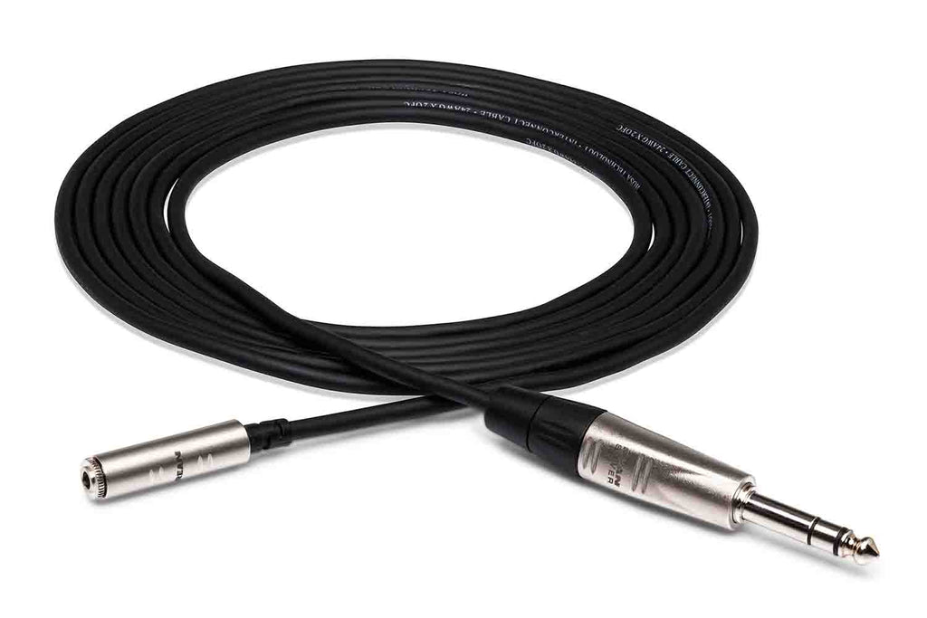 Hosa HXMS-025, 3.5mm Female to 1/4-Inch Male Pro Headphone Adaptor Cable - 25 Feet