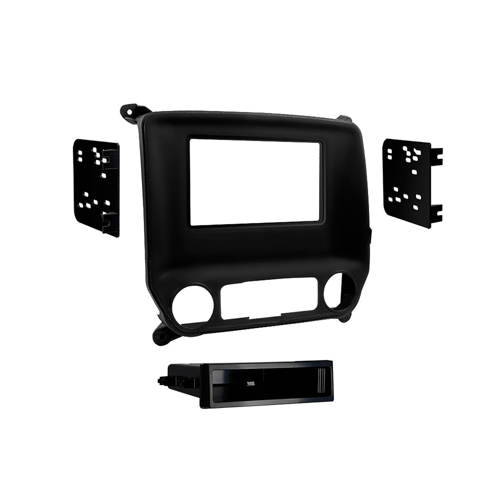 Metra 99-3014G DIN Dash Kit - Compatible Fits for Chevrolet Silverado / GMC Sierra 2014-Up
