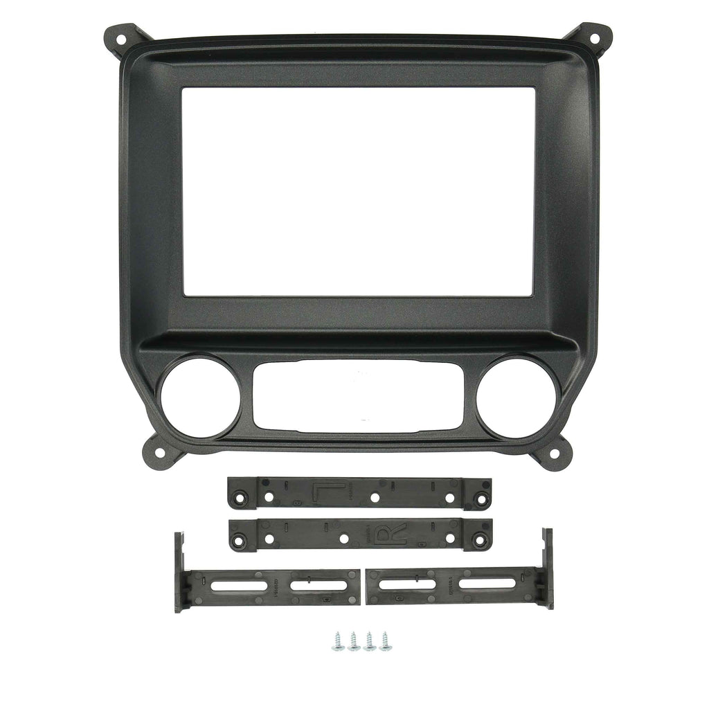 Metra 108-GM1G Double-DIN Car Stereo Dash Kit - Compatible Fits for Chevrolet Silverado/GMC Sierra 2014-2019