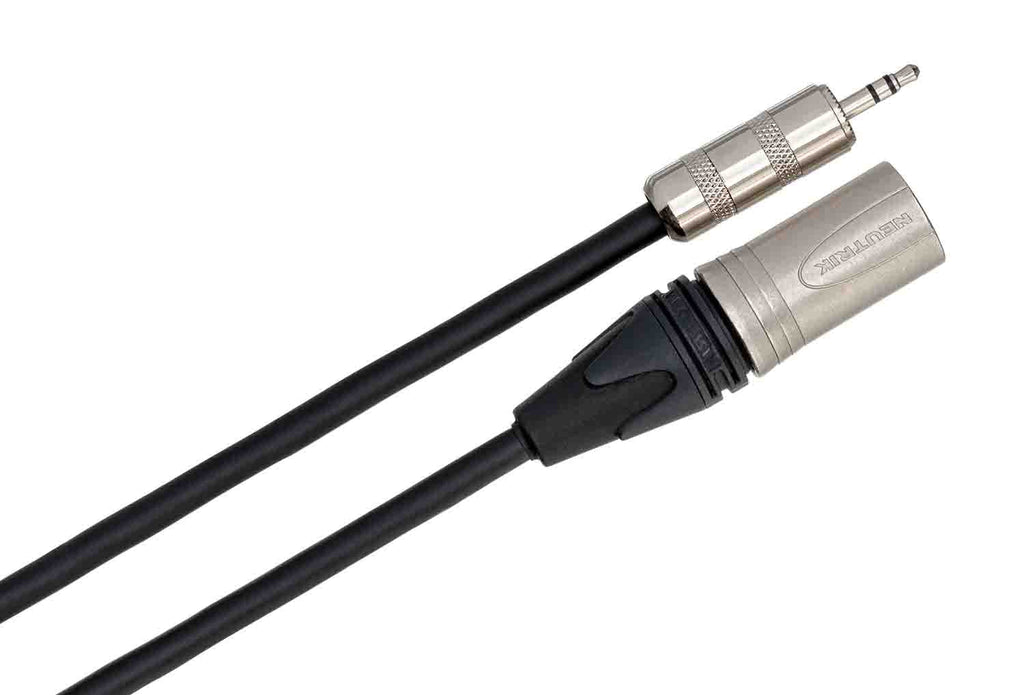 Hosa MMX-015, 3.5 mm TRS to Neutrik XLR3M Microphone Cable - 15 Feet