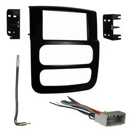 Metra 95-6522B Stereo Installation Dash Kit Combo for Select 2002-2005 Dodge Ram