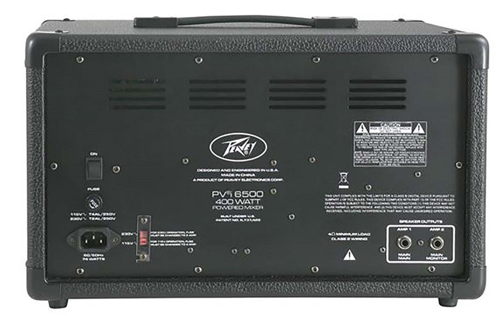 Peavey PVi DJ package with All in One Powered Mixer and pair of Passive Two-Way PA Speaker