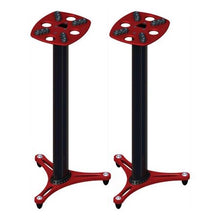 Charger l&#39;image dans la galerie, Ultimate Support MS-90-45R MS Series Professional Column Studio Monitor Stands with Non-marring Decoupling Pads and Three Internal Channels - 45&quot;/Red