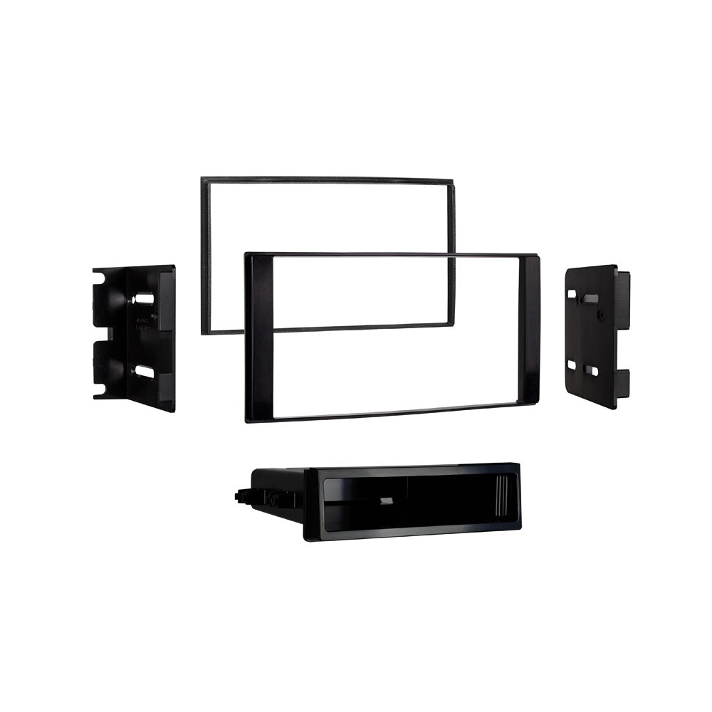 Metra 99-7623 Double-DIN Car Stereo Black Dash Kit - Compatible Fits for Nissan NV200 2013-2021 - Chevrolet City Express 2015-2018