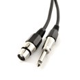 Load image into Gallery viewer, MR DJ CQXF50 50&#39; Pro PA DJ Karaoke XLR Female to 1/4&quot; TS Mono Male Plug Speaker Wire Cable