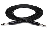 Hosa CSS-115 Balanced Interconnect Cable, 1/4 in TRS to Same - 15 Feet