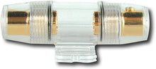 Charger l&#39;image dans la galerie, American Terminal 10 Pack AGU Fuse Holder 4 6 8 10 Gauge In Line Glass Fuses AWG Wire Gold