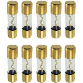 MK Audio 10 AGU Fuse 60AMP 60 AMP AGU Fuse FUSES Gold Plated Inline Glass