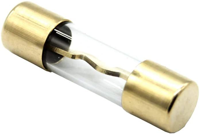 10 Absolute AGU150 150 Amp AGU gold plated fuses round glass fuse 10 pcs