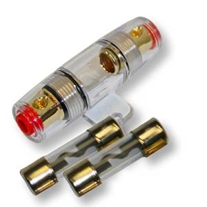 American Terminal 80 Amp Inline AGU Fuse Holder Fits 4 8 10 Gauge Wire