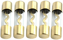 Charger l&#39;image dans la galerie, AGU100 5 Pack AGU Gold Standard Glass Fuses 100 Amp