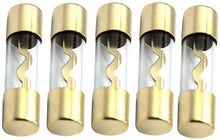 Load image into Gallery viewer, American Terminal TAGU100-5 100 Amp Gold-Plated AGU Glass Fuse (5 Pack)