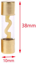 Load image into Gallery viewer, American Terminal TAGU80-5 80 Amp Gold-Plated AGU Glass Fuse (5 Pack)