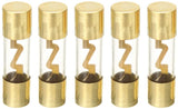 American Terminal TAGU80-5 80 Amp Gold-Plated AGU Glass Fuse (5 Pack)