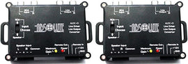2 Absolute ALOC+D Line Driver/Line Output Hi to Low RCA Converter With Built In Remote Turn On Output