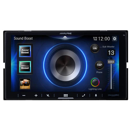 Alpine ILX-W670 Digital Indash Receiver & 2 Pairs Alpine S2-S68 5x7/6x8 Coax Speaker