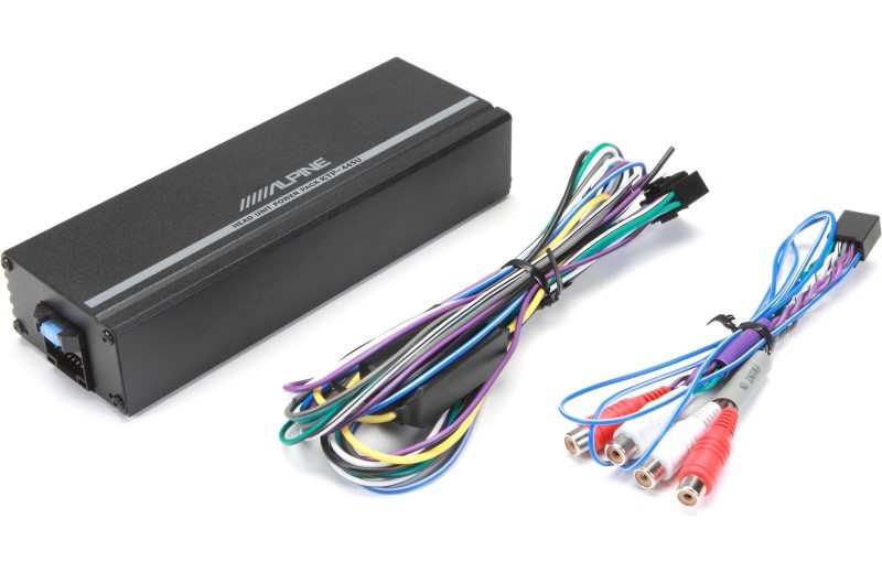 Alpine KTP-445U 4 Channel 360W Universal Power Pack Amplifier Bundle