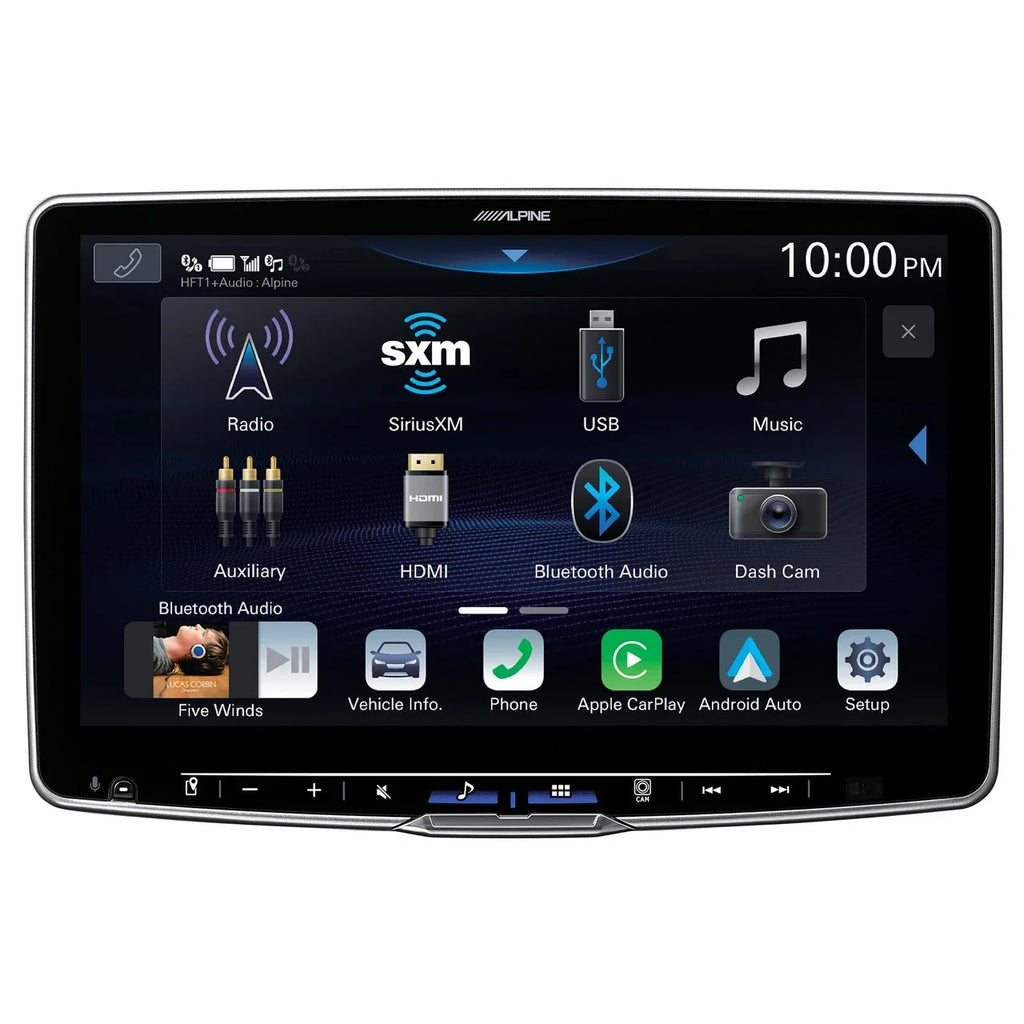 Alpine iLX-F511 + SXV300v1 11-Inch Multimedia Receiver & SiriusXM Tuner Bundle