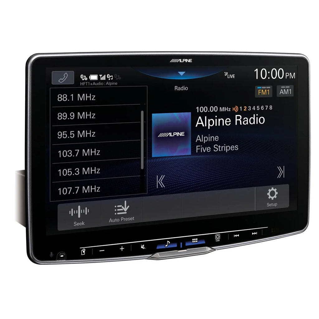 Alpine ILX-F511+DVR-C320R 11" Multimedia Receiver with Dash Camera Bundle