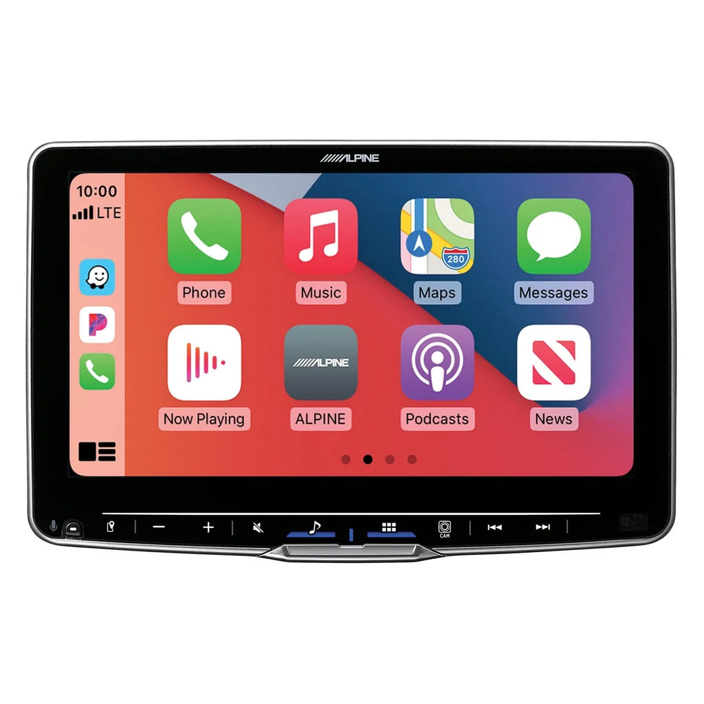 Alpine ILX-F509+SWI-CP5+SXV300v1+HCE-C1100+KTX-C10LP 9" Receiver Android CarPlay Interface Tuner Camera