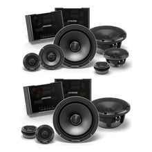 Charger l&#39;image dans la galerie, Alpine HDZ-653 6.5” 3-Way &amp; HDZ-65C  6.5&quot; 2-Way Slim-fit Component Speaker Set