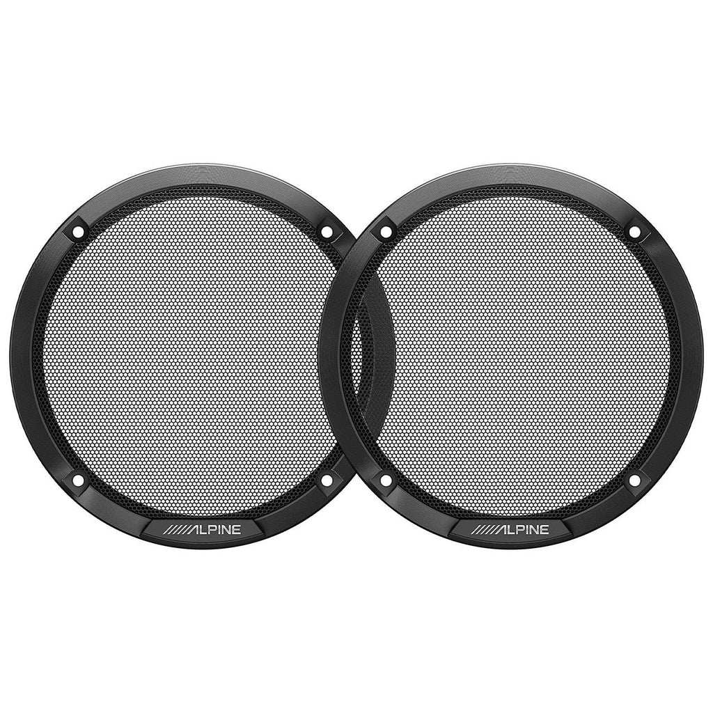 2 Alpine HDZ-65CS 600W Status Hi-Res 6-1/2" (16.5cm) 2-Way Slim-fit Component Speaker Set