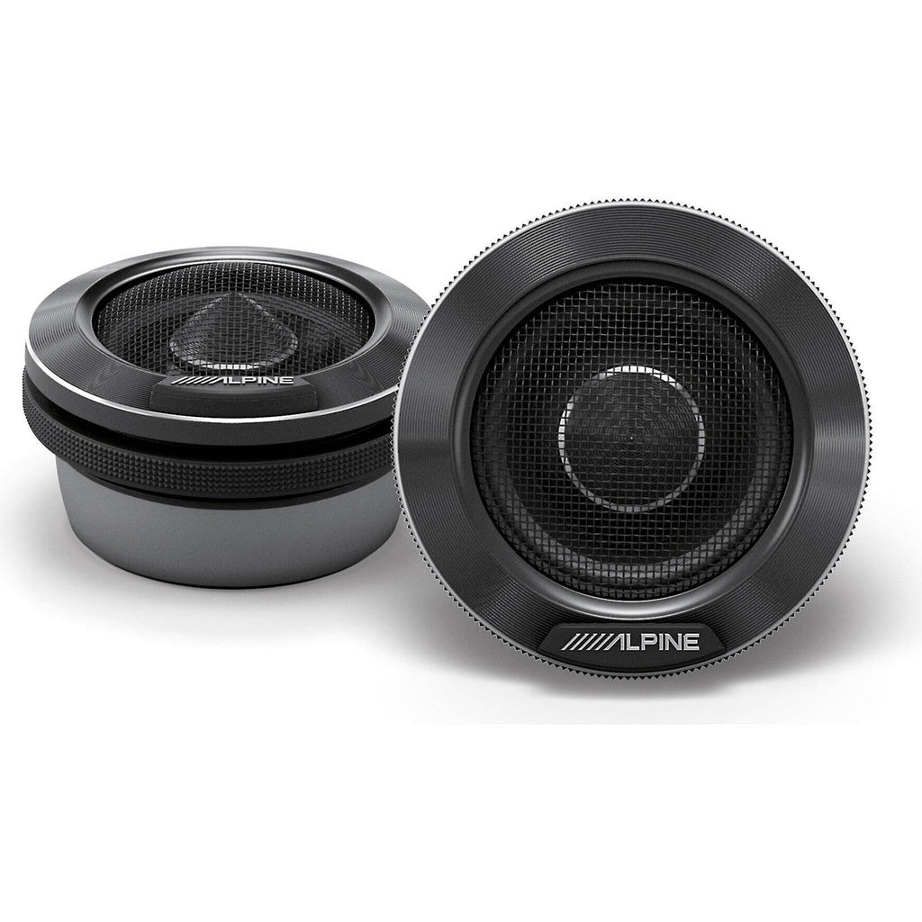 2 Alpine HDZ-65C 600W Status Hi-Res 6-1/2" (16.5cm) 2-Way Component Speaker Set