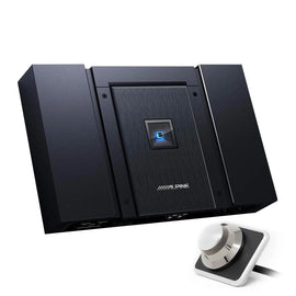 Alpine HDA-M80 800W Mono Subwoofer Amplifier + RUX-H01 Remote Bass Controller + Accessory Bundle
