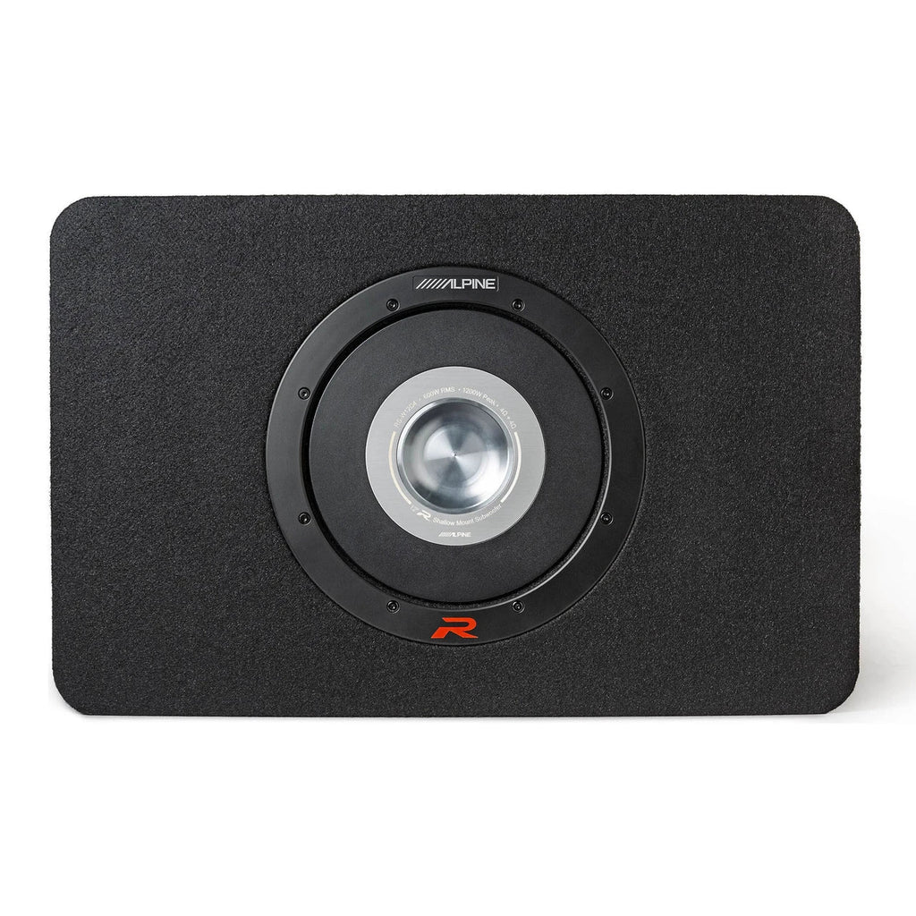 2 Alpine RS-SB12 12" Halo R2 Preloaded Sub Enclosure + RUX-KNOB.2 + Accessory Bundle