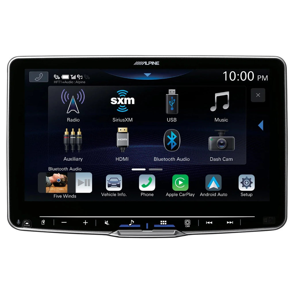 Alpine iLX-F511+RUE-4360 Halo11 Digital Multimedia Receiver & Remote Bundle