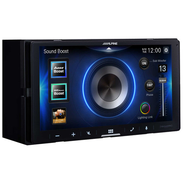 Alpine ILX-W670 S2-SB8 S2-A55V Bundle - Receiver, 8" Subwoofer & 5-Channel Amp