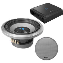 Load image into Gallery viewer, Alpine S2-A60M Class-D Amp &amp; S2-W10D2 10" Dual 2-Ohm Sub &amp; Grill bundle